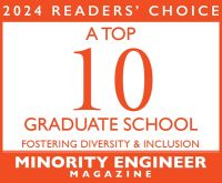 2024 Reader's Choice Workforce Diversity Ranking- Top 10 Graduate School for Fostering Diversity and Inclusion