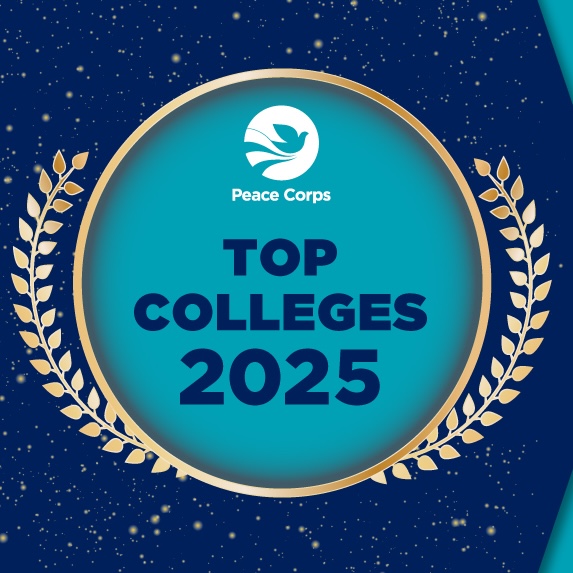 Peace Corps Button 2025 Peace Corps Top Colleges Button