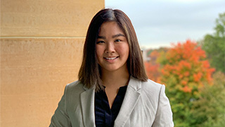 Jiaqi Liu '23, graduate B.A. in Public Relations.